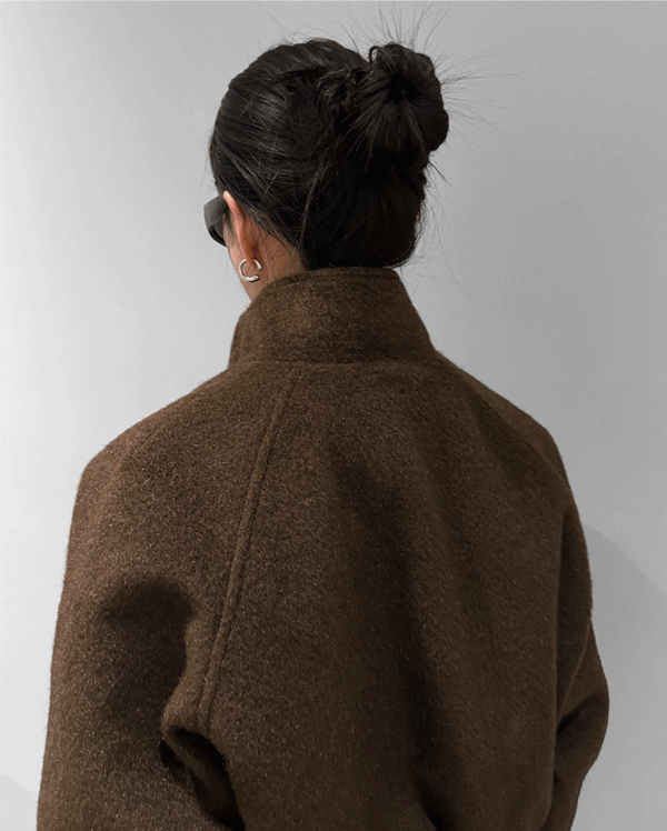 [3온스 누빔 안감] 테디 로프트 하이넥 점퍼