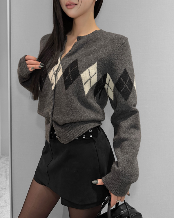 아가일 라운드 가디건