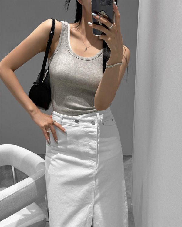 저스트 크롭 나시 (*5COLOR)