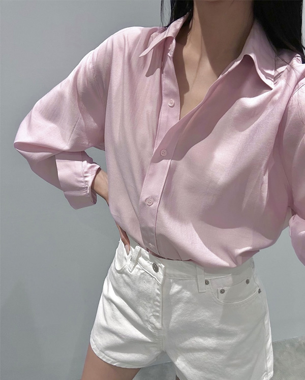 실키 셔츠 (*2COLOR)