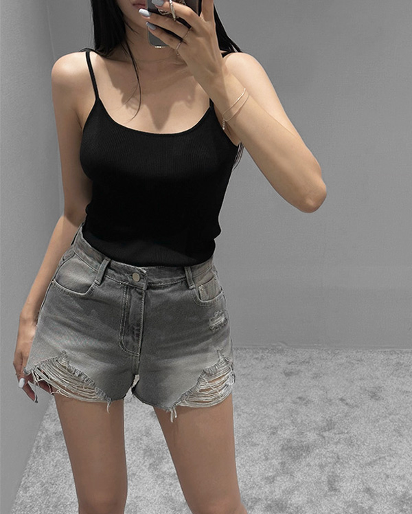 [Today 아이보리] 프레임 골지 나시 (*2COLOR)