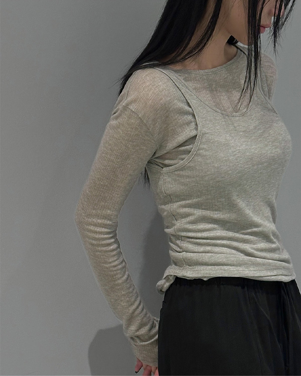 레이지 셋업 티셔츠 (*3COLOR)