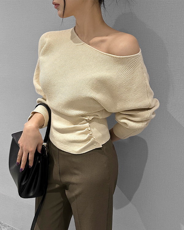 원 오프 셔링 니트