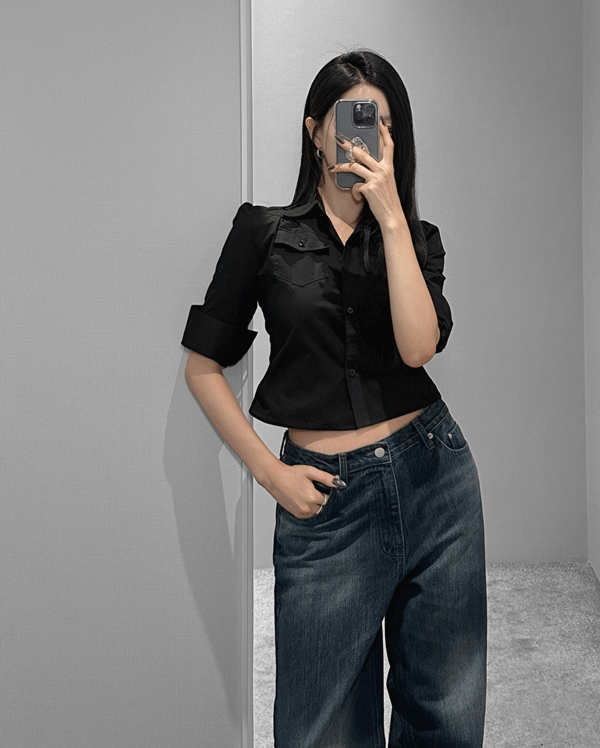 크리드 슬림핏 셔츠