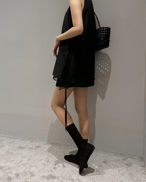 에피 배색 치마바지