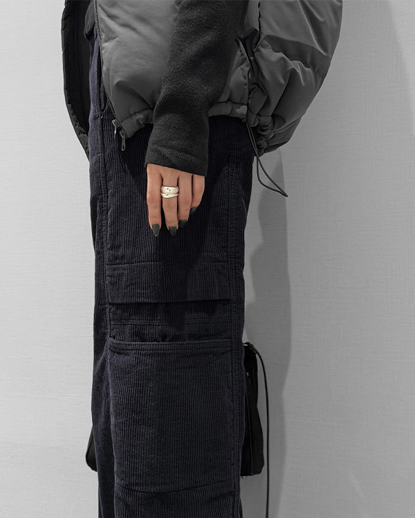 기모 코듀로이 사이드 포켓 팬츠