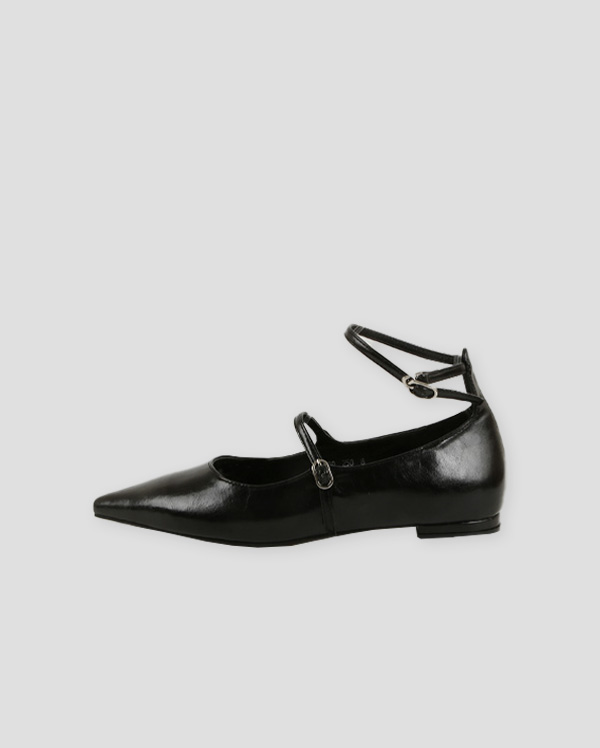 스틸레토 플랫슈즈